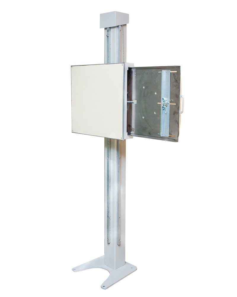 Floor mounted tube stand